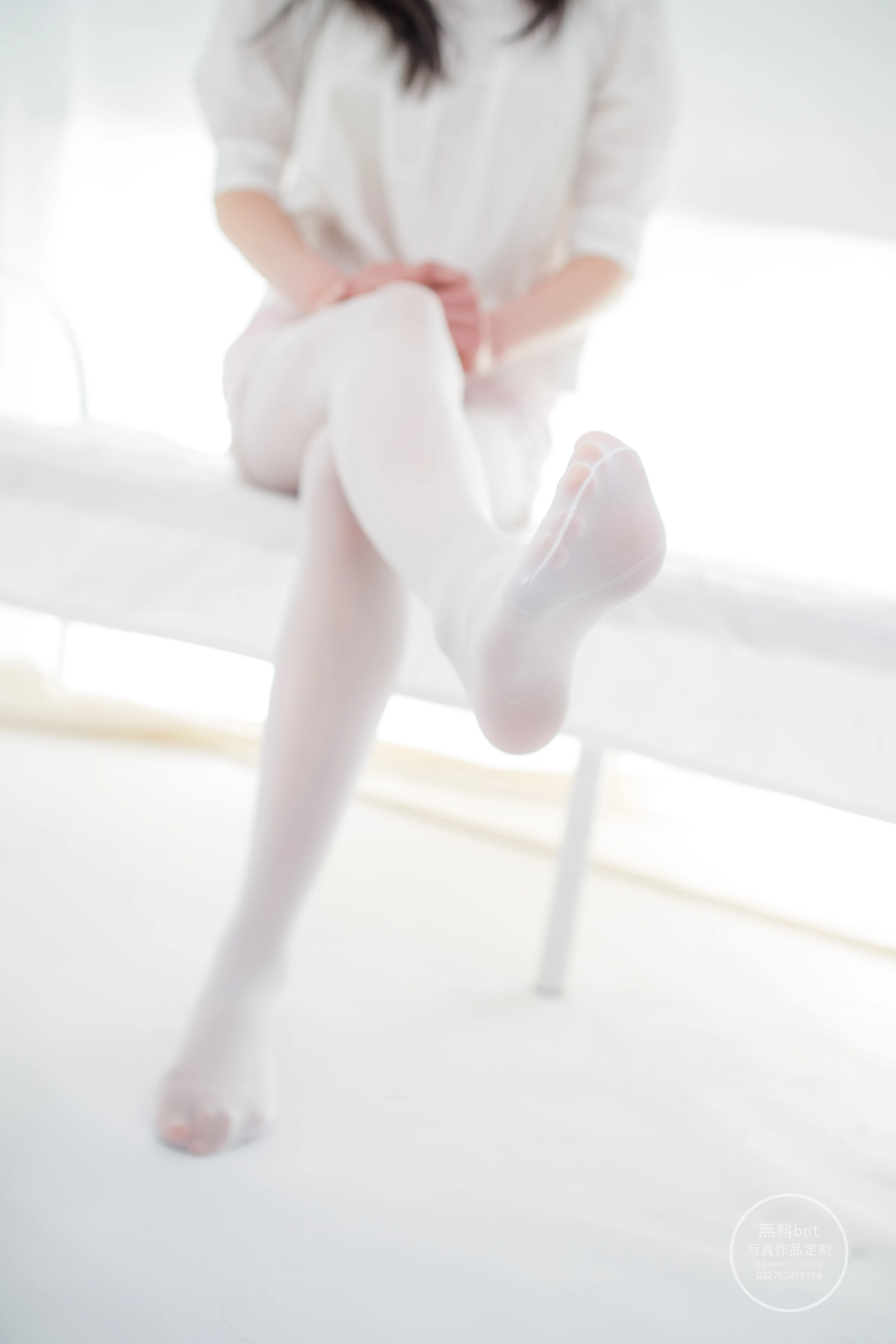 森萝财团 有料 NO.023 吸吸 小清新少女的私房白丝 [53P 1V]插图3